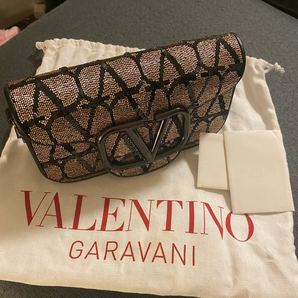 Valentino Locò Vlogo Small Sequin